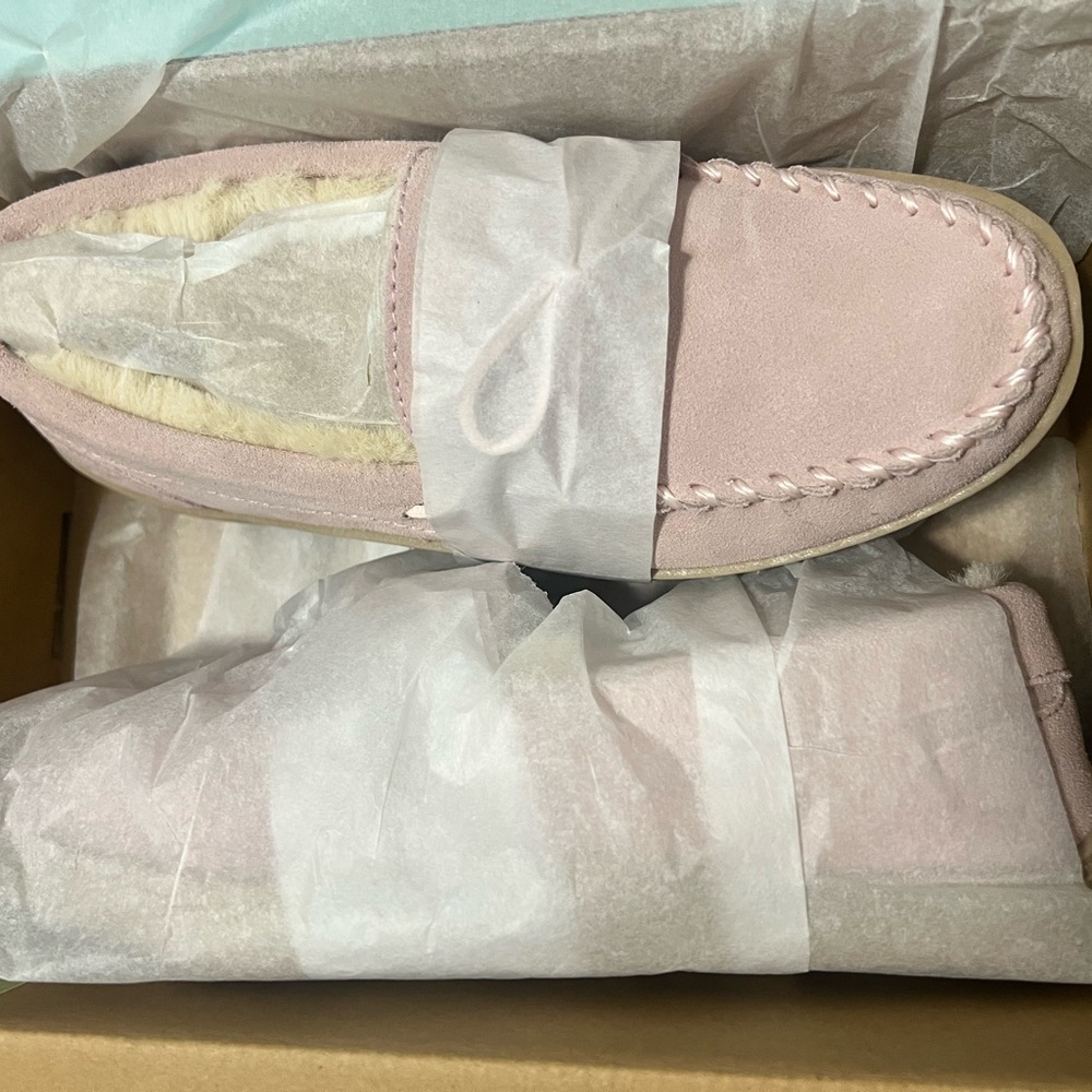 Pink Suede Women's Loafers